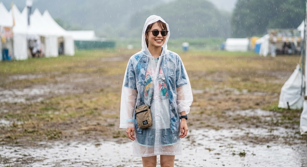 夏フェスで効く冷却ポンチョ